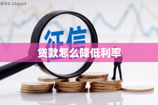 新田贷款怎么降低利率