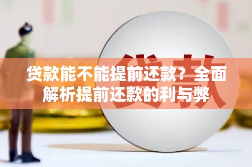 新田贷款能不能提前还款？全面解析提前还款的利与弊