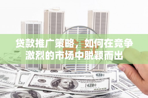 新田贷款推广策略，如何在竞争激烈的市场中脱颖而出