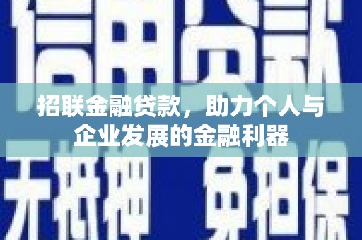 新田招联金融贷款，助力个人与企业发展的金融利器
