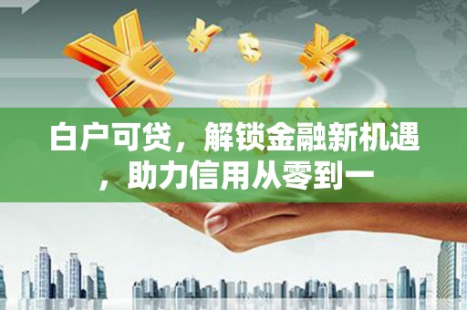 新田白户可贷，解锁金融新机遇，助力信用从零到一