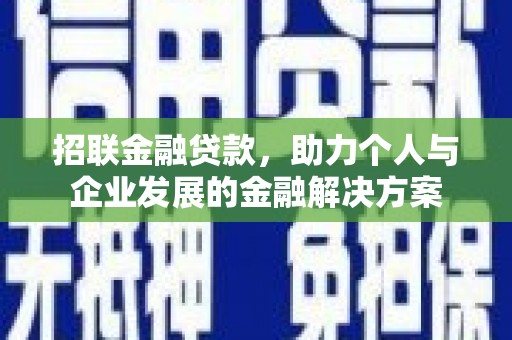 新田招联金融贷款，助力个人与企业发展的金融解决方案