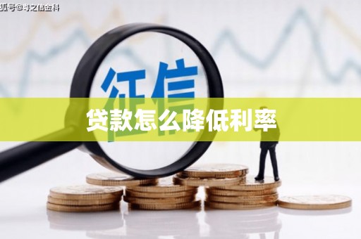 新田贷款怎么降低利率