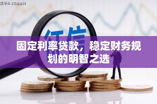 新田固定利率贷款，稳定财务规划的明智之选