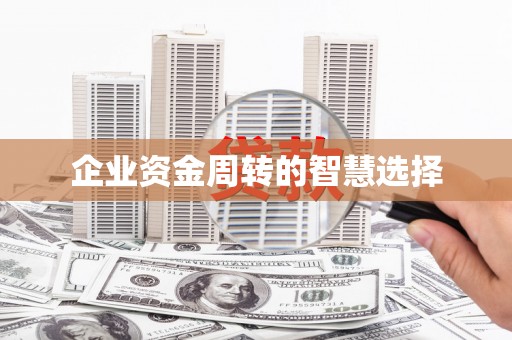 新田企业资金周转的智慧选择