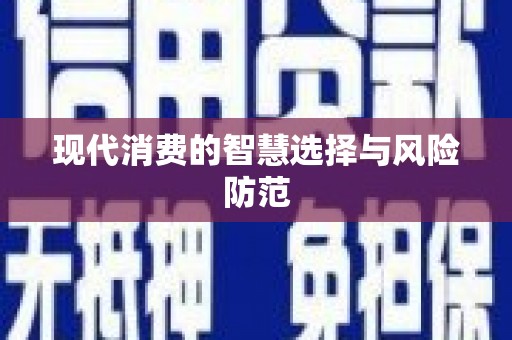 新田现代消费的智慧选择与风险防范