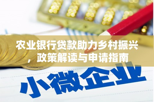 新田农业银行贷款助力乡村振兴，政策解读与申请指南