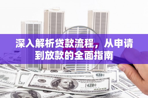 新田深入解析贷款流程，从申请到放款的全面指南