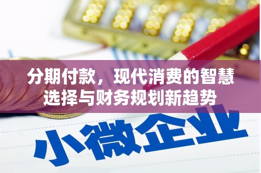新田分期付款，现代消费的智慧选择与财务规划新趋势