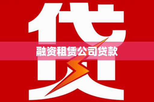 新田融资租赁公司贷款