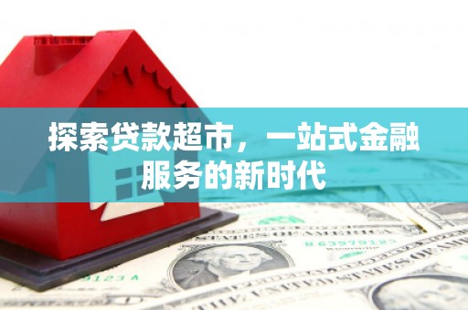 新田探索贷款超市，一站式金融服务的新时代