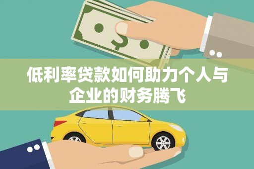 新田低利率贷款如何助力个人与企业的财务腾飞