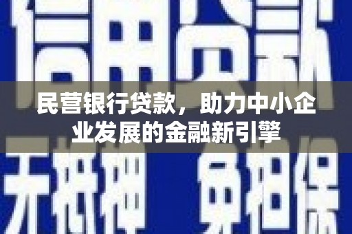 新田民营银行贷款，助力中小企业发展的金融新引擎